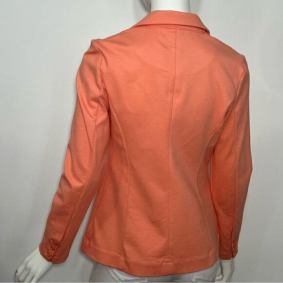 Liverpool Los Angeles Sherbert/Cantaloupe Front Button Blazer -- S - Picture 12 of 16